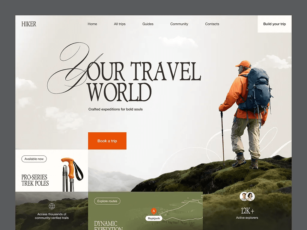Travel product preview